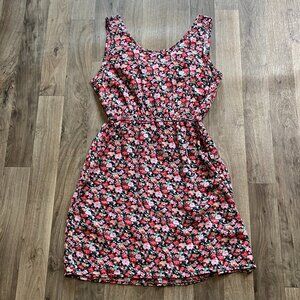 Spring Secret Pink Floral Mini Dress Size Small